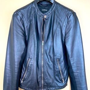 Express faux leather jacket